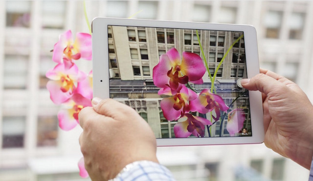 Camera chính iPad Air 2: 8 MP, giao diện chụp ảnh rất đơn giản, chạm là chụp, rất nhanh chóng và nhẹ nhàng